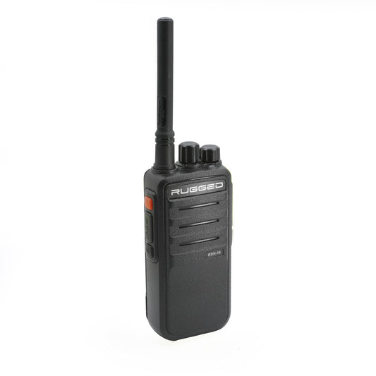Rugged Radios RDH16-U-HV Rugged RDH16 - Business Band Two Way Handheld Radio - Digital and Analog - UHF / Safety Yellow