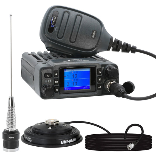 Rugged Radios RK-GMR25 Radio Kit - GMR25 Waterproof GMRS Band Mobile Radio with Antenna