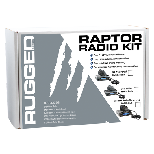Rugged Radios RAPTOR-G1 Ford Raptor Two-Way Mobile Radio Kit - G1 Waterproof