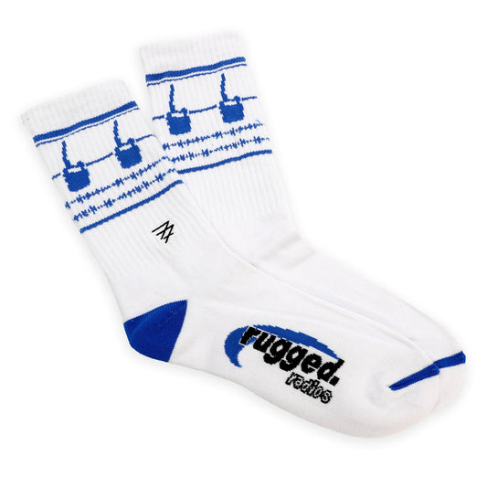Rugged Radios SOCKS-FAST-RR Rugged Radios  Fast Friends  Crew Socks