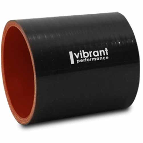 Vibrant 2718 4" Silicone Coupler (Black)