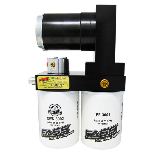 FASS TSC10165G Titanium Signature Series Diesel Fuel System 165GPH GM Duramax 6.6L 2001-2010