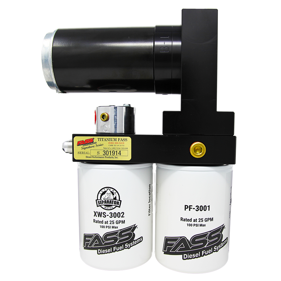FASS TSC10250G Titanium Signature Series Diesel Fuel System 250GPH GM Duramax 6.6L 2001-2016