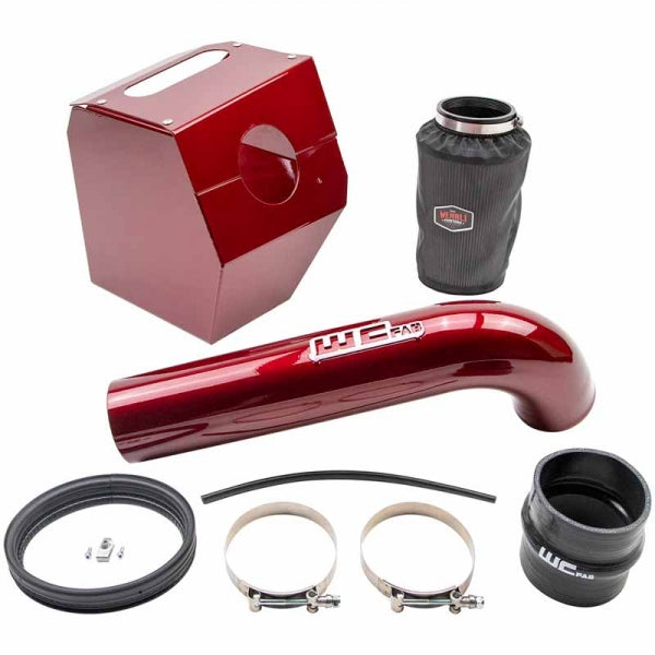 Wehrli Custom Fab WCF100344-FB 4" Intake Kit W/Air Box - Flat Black