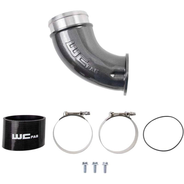 Wehrli Custom Fab WCF100535-CP 4" Turbo Intake Horn - Candy Purple