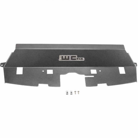 Wehrli Custom Fab WCF100546-SGB Aluminum Radiator Cover -SemiGloss Blk