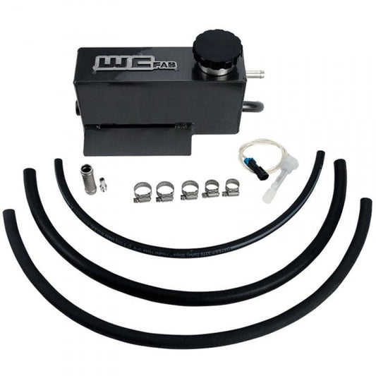 Wehrli Custom Fab WCF100644-RAW Twin Turbo Style Coolant Tank - Raw