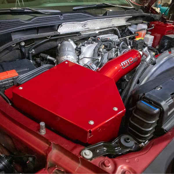 Wehrli Custom Fab WCF100702-GW 4" Intake Kit W/Air Box - Gloss White