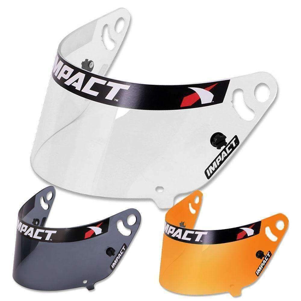 Rugged Radios IMPACT-SHIELD-LIGHT-SMOKE-AF Impact Racing Helmet Shield - Light Smoke