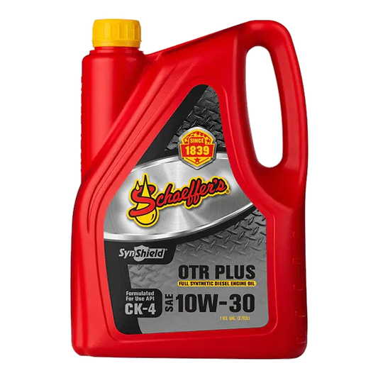 Schaeffer's 9012-006-1 SynShield OTR Plus Full Synthetic 10W-30 Oil (Gallon)
