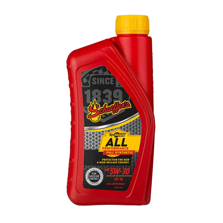 Schaeffer's 6530-012-1 SynShield® All Performance Full Synthetic Gasoline Engine Oil 5W-30 Oil (Quart)