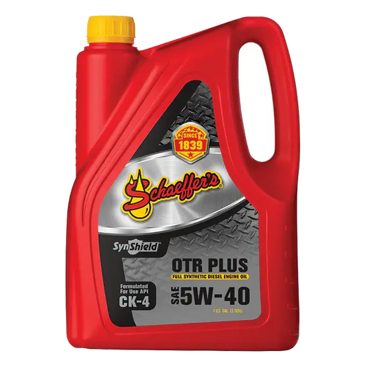 Schaeffer's 9000-006-1 SynShield OTR Plus Full Synthetic 5W-40 Oil (Gallon)