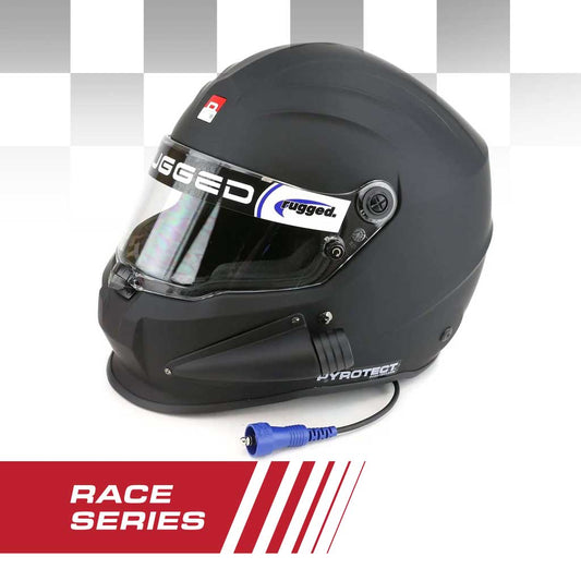 Rugged Radios PS-HK-LG Pyrotect ProSport Side Air Helmet Wired OFFROAD - Large