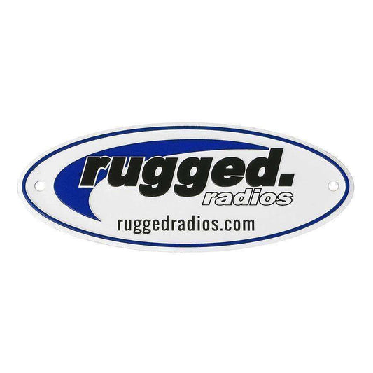 Rugged Radios RUGGED-BADGE 3  Metal Rugged Radios Embossed Badge