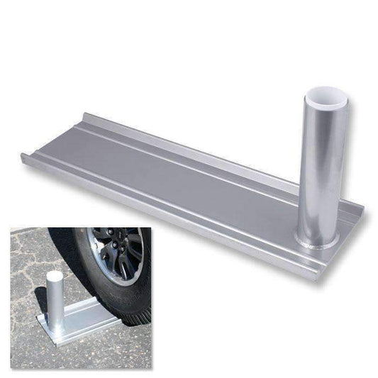 Rugged Radios RV-STAND Aluminum Wheel Stand for Base Camp Telescoping Flag Poles