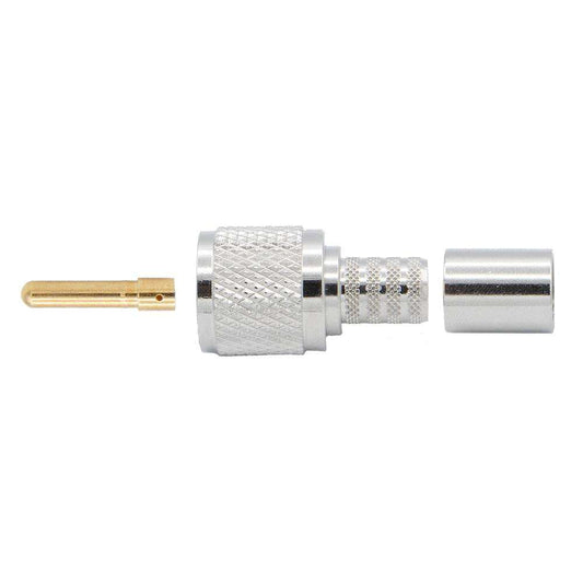 Rugged Radios UHF-CONN-M-LMR400 Crimp-on Male PL-259 UHF Connector for Rugged LMR400-UF - RG8 Cable