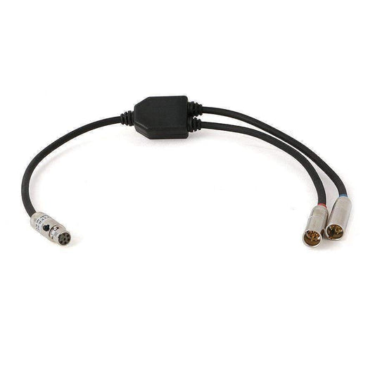 Rugged Radios SPLITTER-6P-2-6P Dual AUX Port Splitter Cable for Intercoms