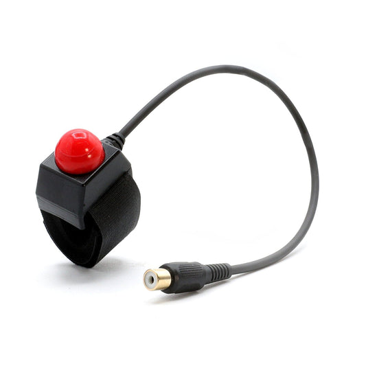 Rugged Radios PTT-MC-VM-RCA MOTO MAX and Super Sport Velcro-Mount Push-to-Talk with RCA Connector