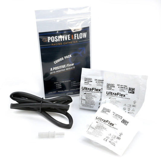 Rugged Radios PFC-COMBO Positive Flow Men s Racing Catheter - Combo Pack
