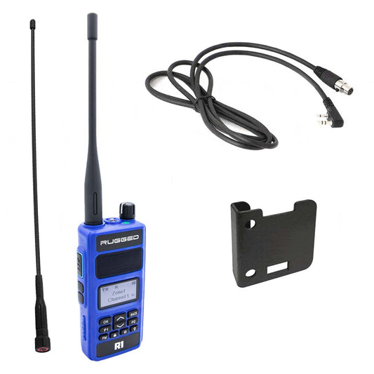 Rugged Radios RK-R1 RADIO KIT - Rugged R1 - Business Band Two Way Handheld Radio to Intercom