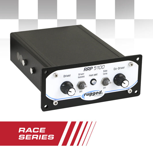 Rugged Radios RRP5100-DSP RRP5100 PRO - Race Series Panel Mount Intercom - With DSP Chips
