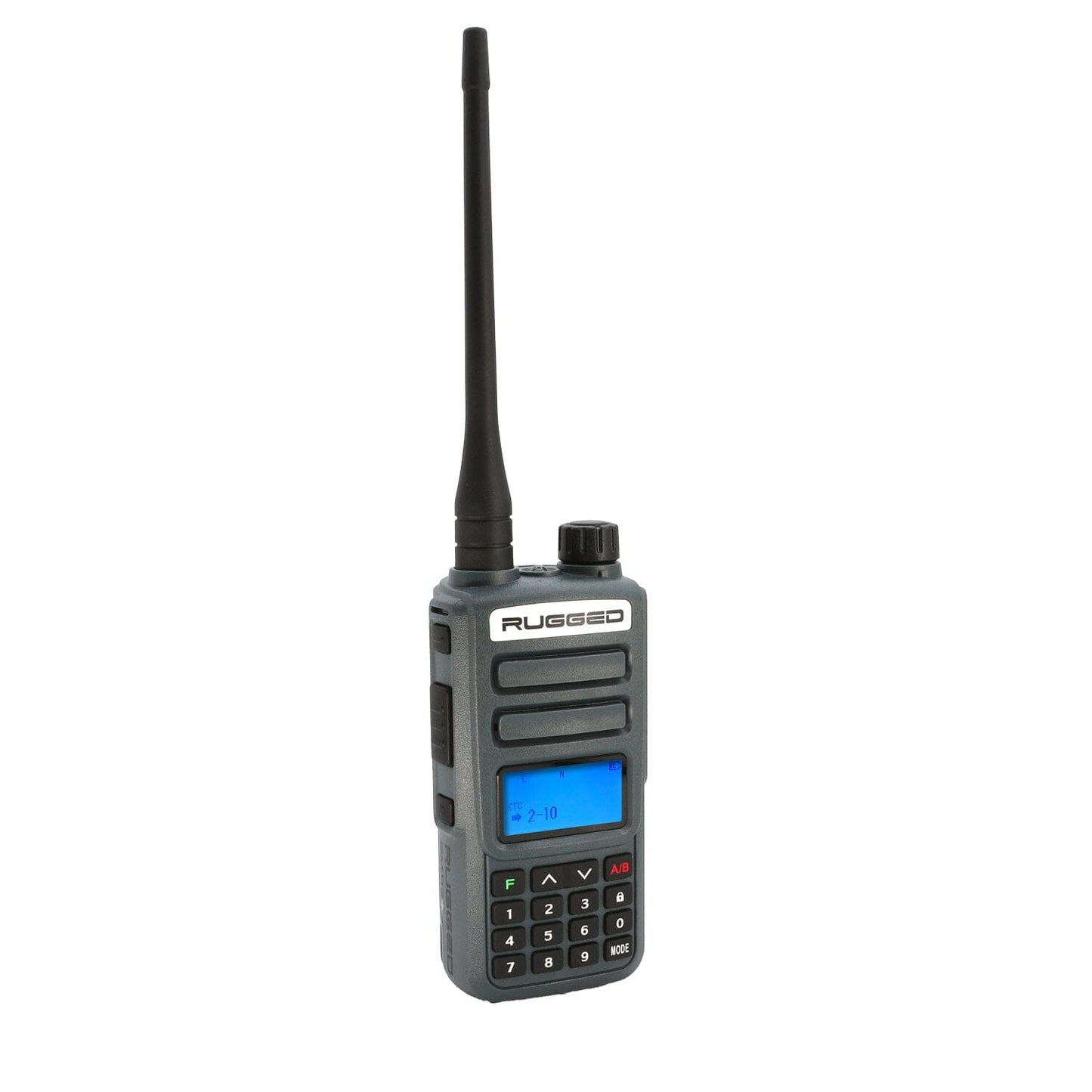 Rugged Radios GMR2-PLUS Rugged GMR2 PLUS - GMRS and FRS Two Way Handheld Radio - Grey