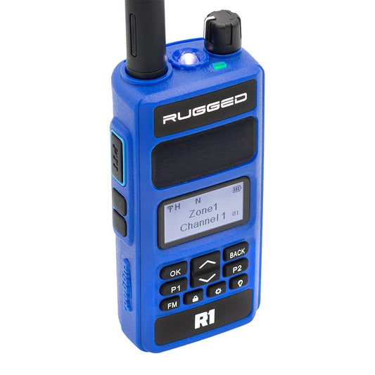 Rugged Radios R1-HV Rugged R1 - Business Band Two Way Handheld Radio - Digital and Analog - Safety Yellow