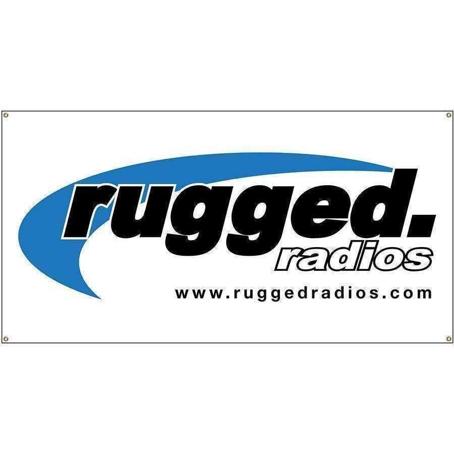 Rugged Radios BANNER 4X10-NI Rugged Radios Race Banners - Available In Different Sizes - 4  x 10  Banner