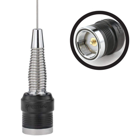 Rugged Radios WB-1/4W-HD UHF & VHF Wide Band 1/4 Wave Antenna with Spring (132 - 525 MHz)