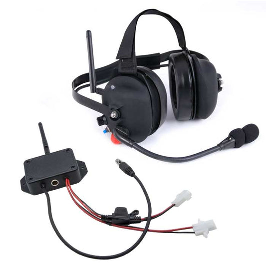 Rugged Radios RW-HS-OFF Wireless Behind the Head (BTH) Headset Conversion to Rugged Intercoms